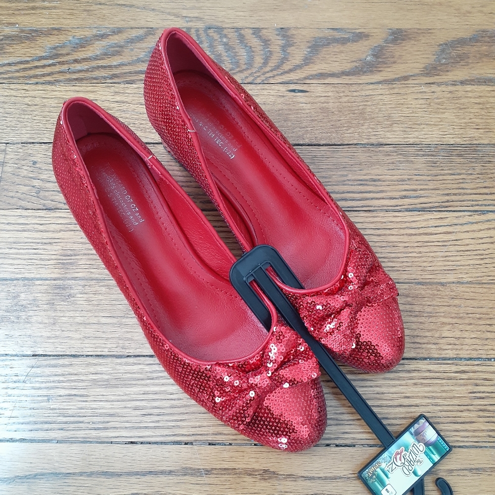 Official Licensed Dorothy Shoes Ruby Slippers Red High Heels